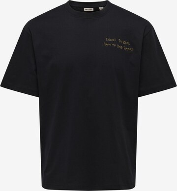 ONLY Shirt in Zwart: voorkant