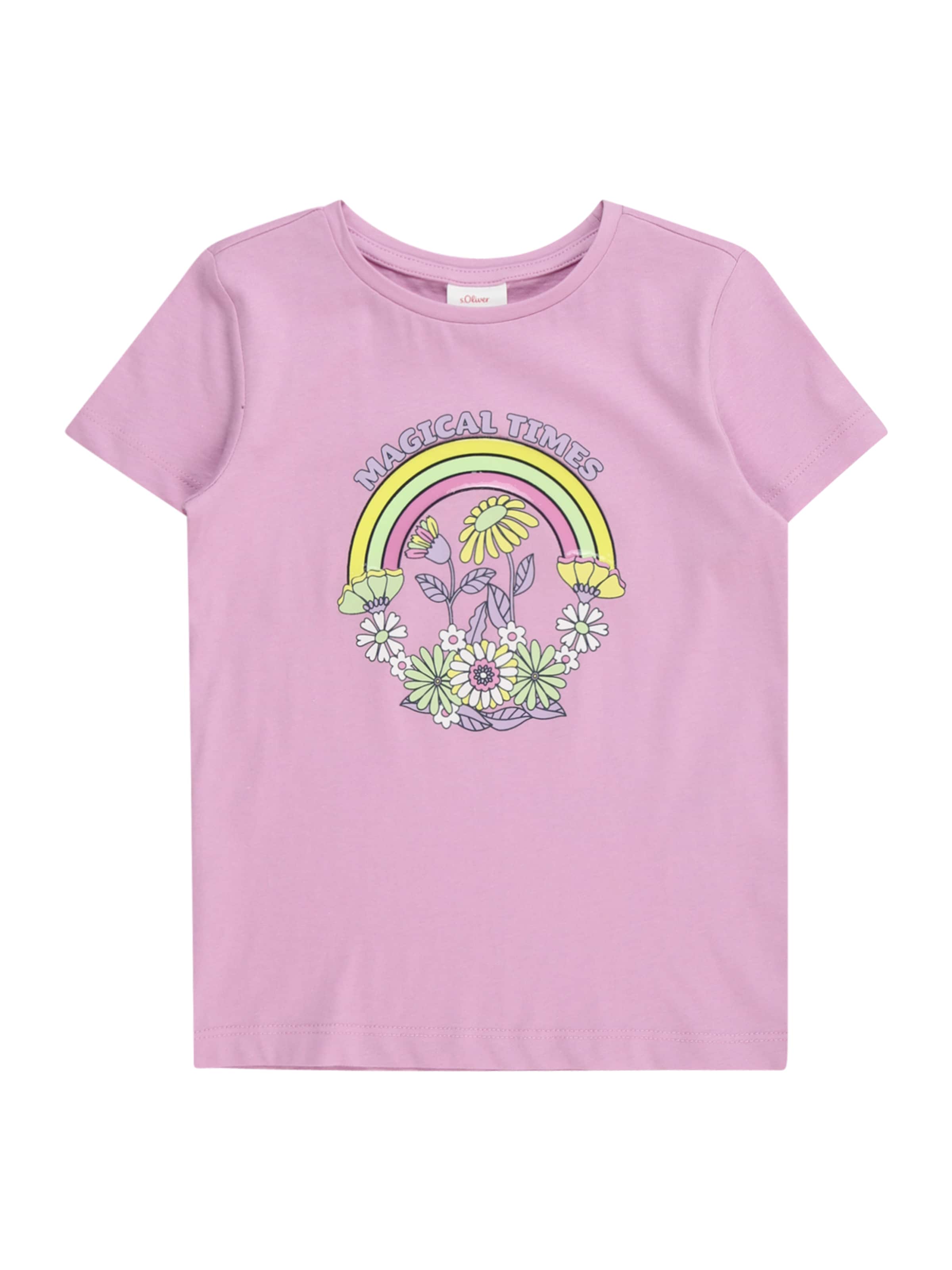 T-Shirt s.Oliver en violet : devant