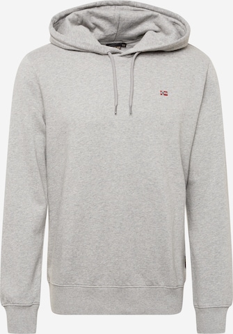 Sweat-shirt 'Balis' NAPAPIJRI en gris : devant