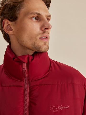 DAN FOX APPAREL Winter jacket 'Hanno' in Red