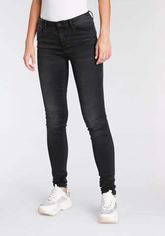 ONLY Slimfit Jeans in Schwarz: Vorderseite
