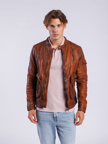 Veste mi-saison 'Lorik-FN' FREAKY NATION en marron : devant