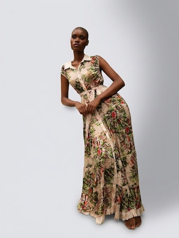 Miss June Kleid 'Robe Longue Jimena'‌‌ in Beige