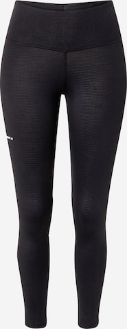 NEBBIA Skinny Sports trousers in Black: front