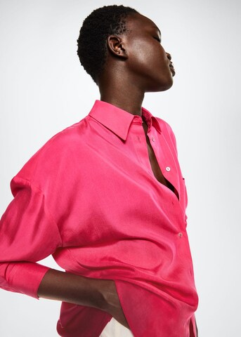 MANGO Bluse 'Lima' in Pink