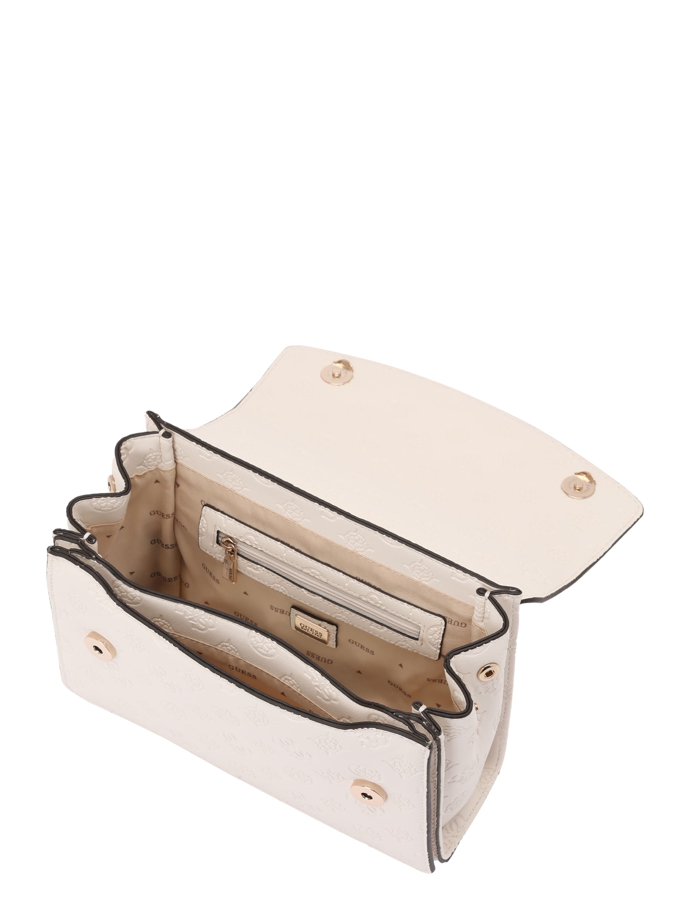 GUESS Crossbody bag 'PHOEBE CONVERTIBLE XBODY FLAP' in White