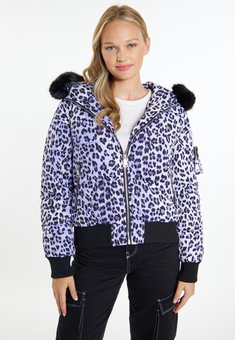 MYMO Winter jacket in Purple: front