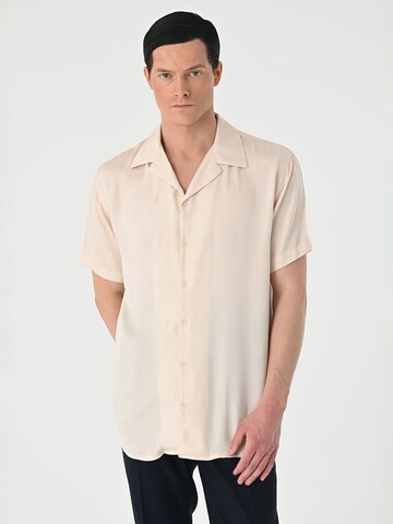 Antioch Regular fit Button Up Shirt in Beige