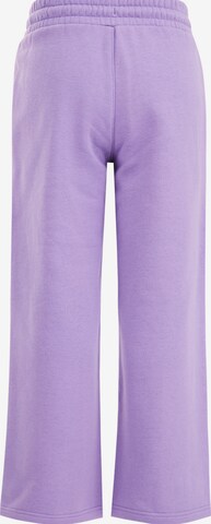 WE Fashion Regular Trousers in Purple