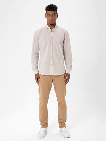 Moxx Paris Regular Fit Hemd in Beige