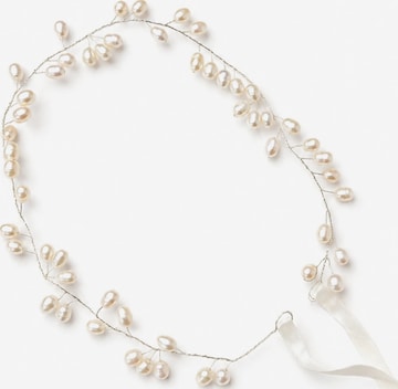 Ornement pour cheveux 'Dinja Hairvine Silver' SallyJaneBridal en argent : devant