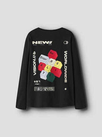 NAME IT - Camiseta 'NKMLOWEN' en negro