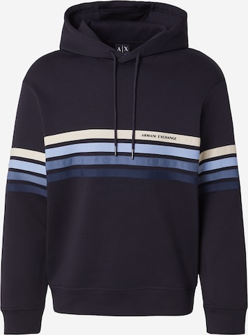 mėlyna ARMANI EXCHANGE Megztinis be užsegimo: priekis