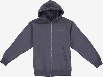 Giacca di felpa di Dropsize in grigio: frontale