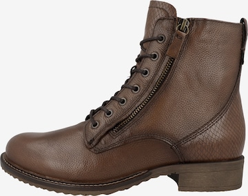 TAMARIS Lace-Up Ankle Boots in Brown