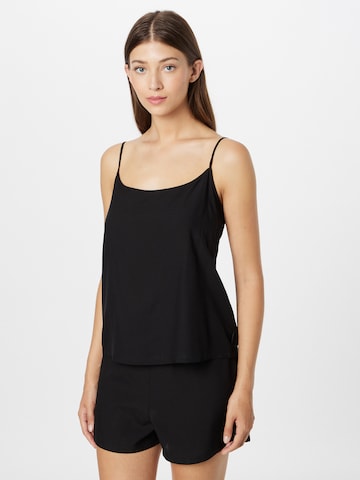 Calvin Klein Underwear - Camisa de pijama 'Camisole' em preto: frente