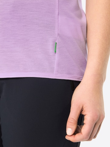 VAUDE Performance shirt 'W Tekoa T-Shirt II' in Purple