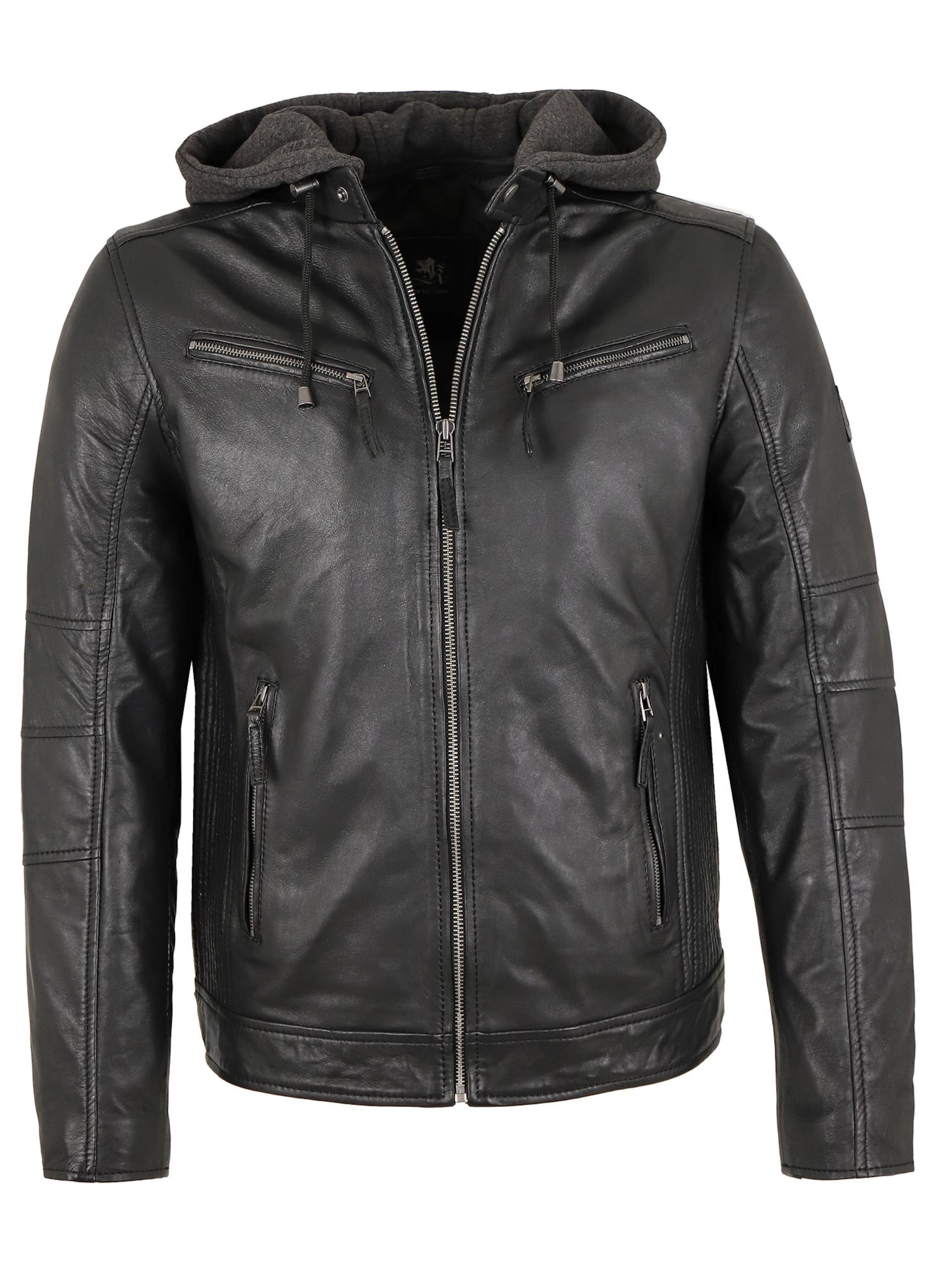 OTTO KERN Tussenjas 'Lando' in Zwart: voorkant