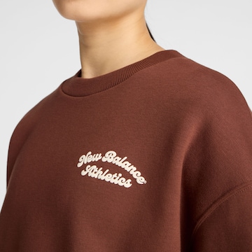 new balance Sweatshirt 'Heritage' in Bruin