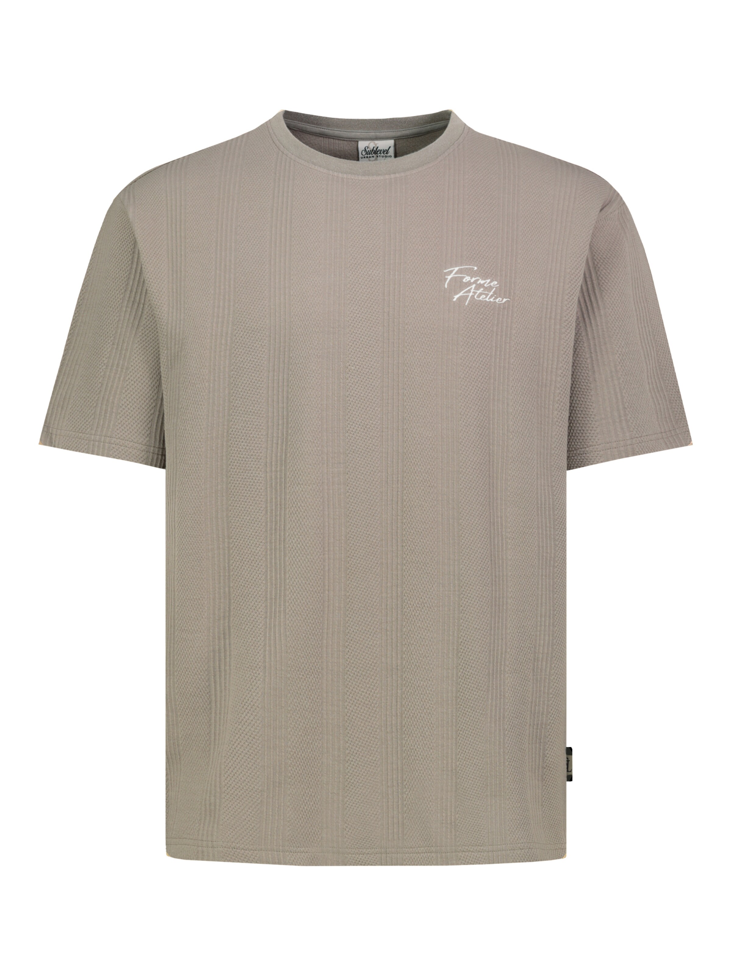 Sublevel Shirt in Braun: Vorderseite