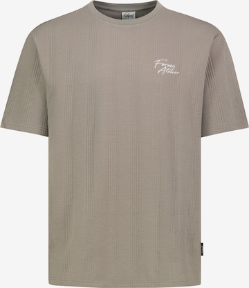 Sublevel Shirt in Braun: Vorderseite