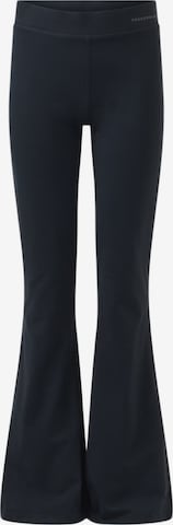 SWEDEMOUNT Bootcut Sportbroek 'Core' in Zwart: voorkant