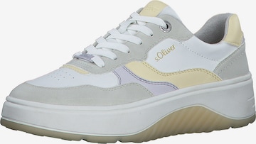 Sneaker bassa di s.Oliver in bianco: frontale