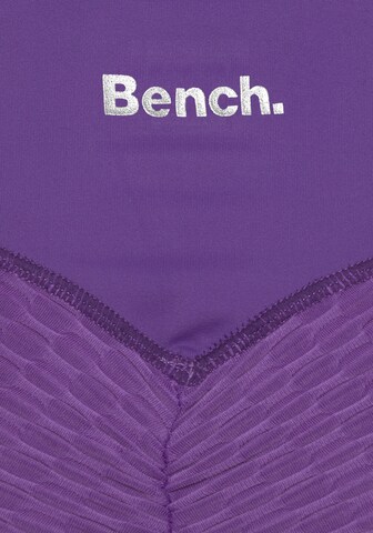 BENCH Skinny Sportovní kalhoty – fialová
