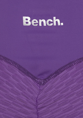 BENCH Skinny Sportnadrágok - lila