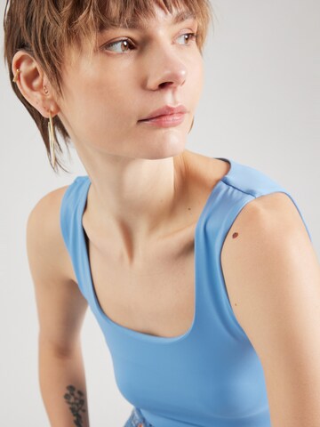 VILA Top 'VIKENZA' in Blauw