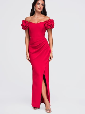 Ombre Evening dress in Red