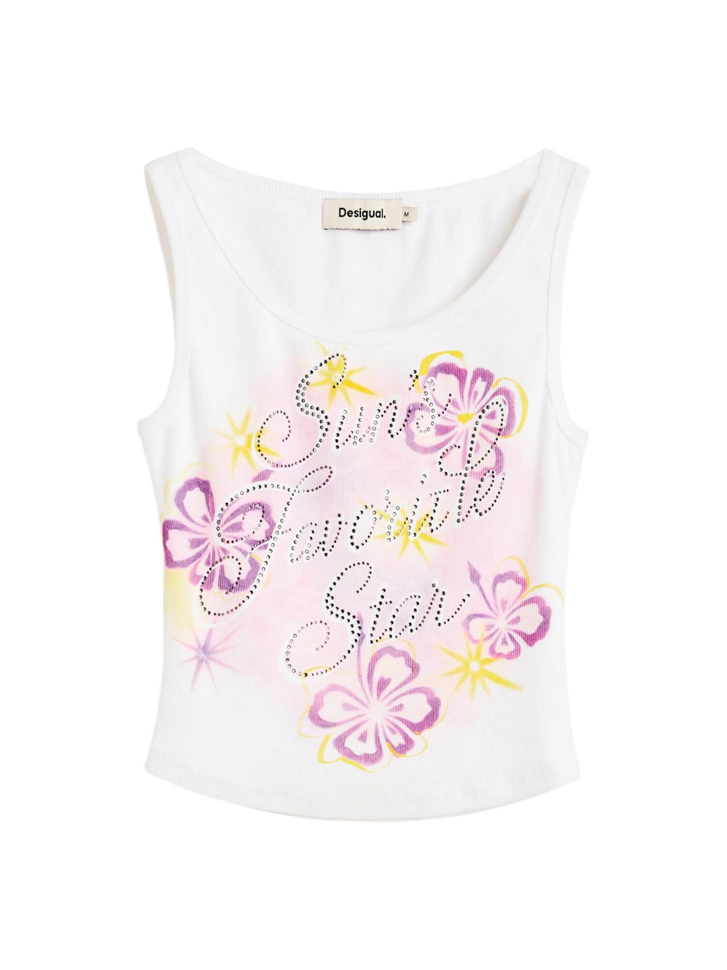 Desigual Koszulka w kolorze biały: przód
