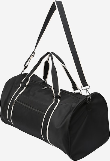 DAN FOX APPAREL Vikend torba 'William' u crna / bijela, Pregled proizvoda