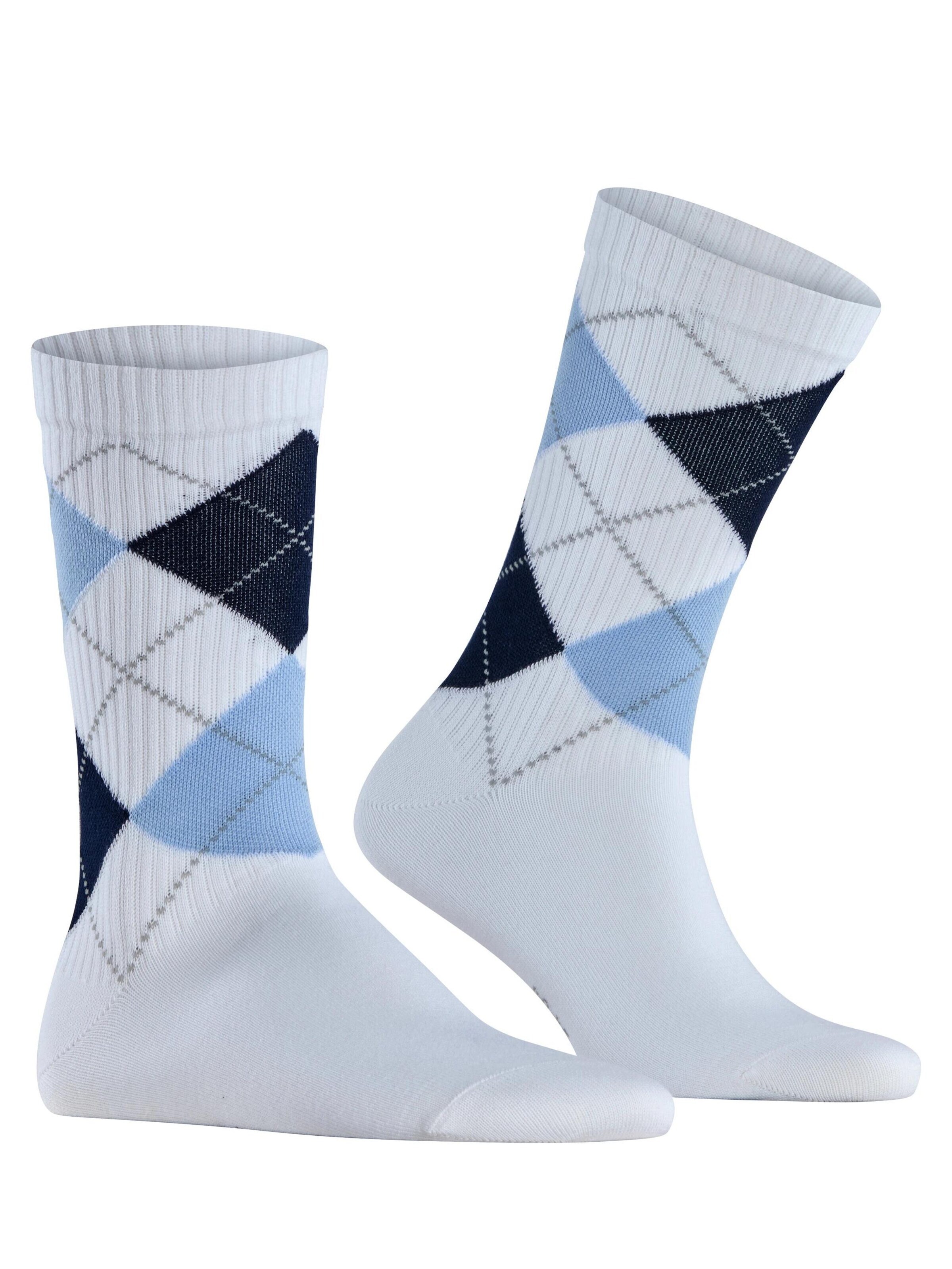 BURLINGTON Socks 'Rib Court' in White