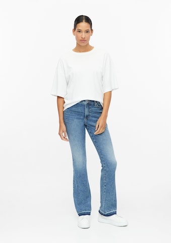 s.Oliver Flared Jeans 'Beverly' in Blauw: voorkant