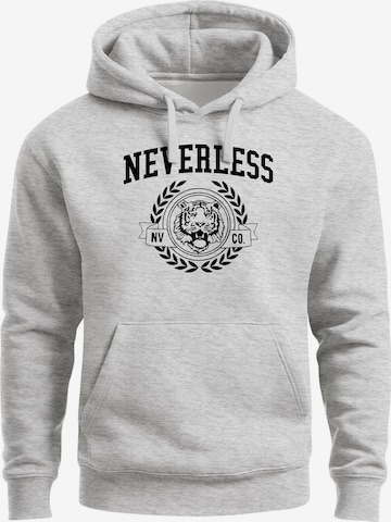 Neverless Sweatshirt 'Oldschool 2' in Grey: front