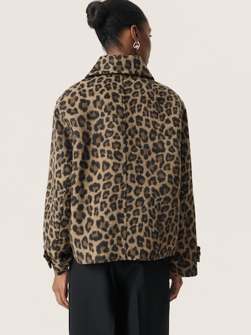 SOAKED IN LUXURY Tussenjas 'SLLeony Akeleje' in Bruin