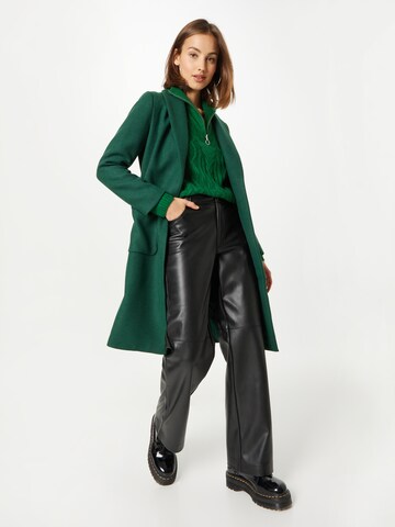 PIECES Between-Seasons Coat 'ALICA' in Green