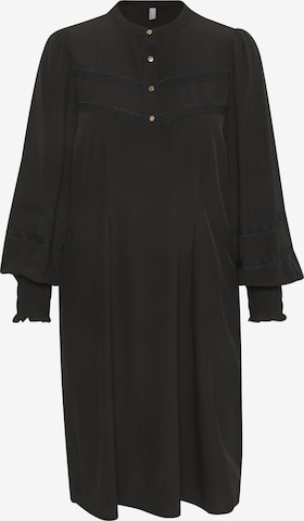 Robe-chemise 'Asmine' CULTURE en noir : devant