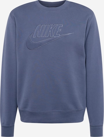 Nike Sportswear Sweatshirt i blå: framsida