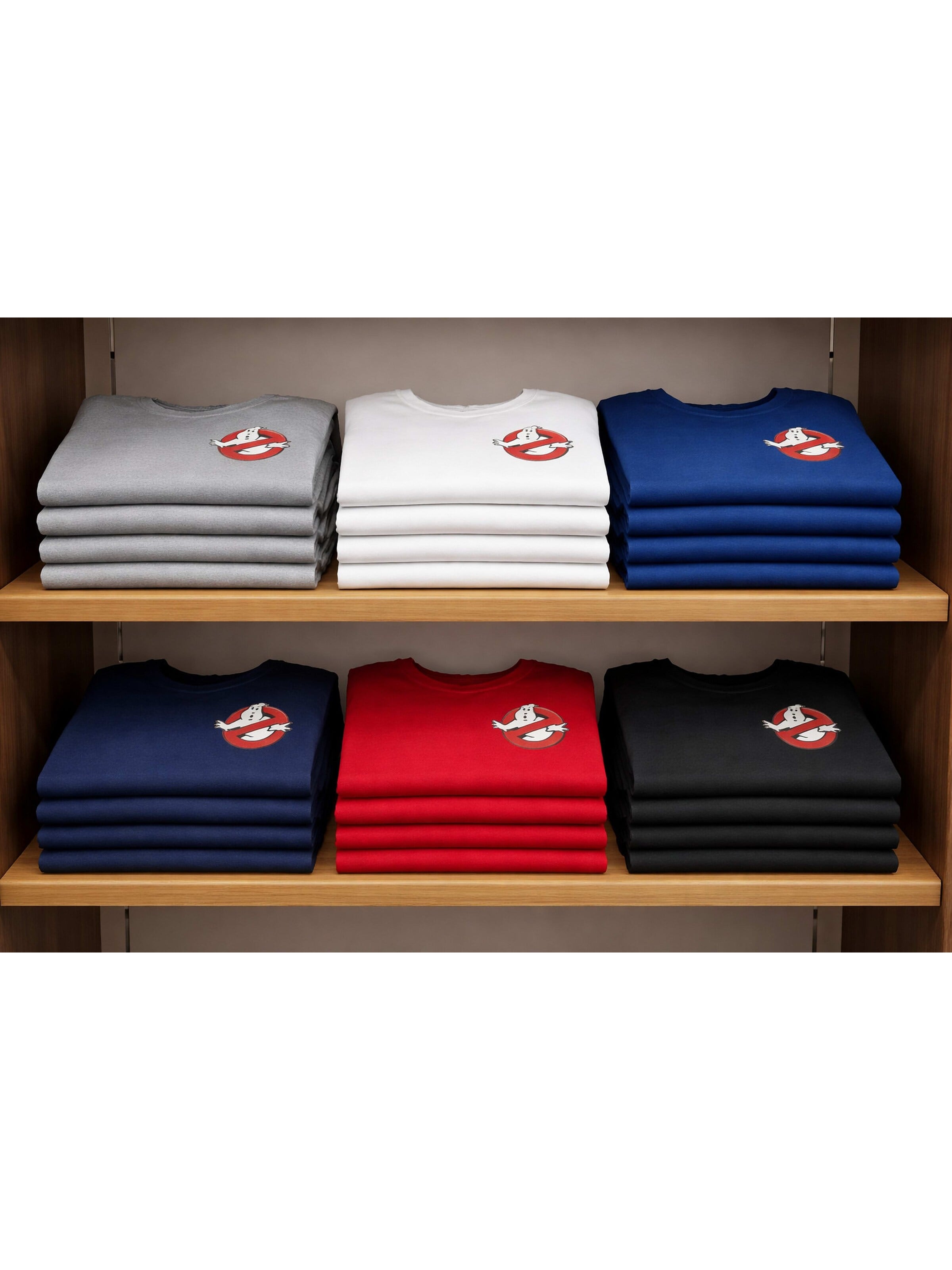 Blondie & Brownie Shirt 'GhostbustersPatch'‌‌‌ in Grau