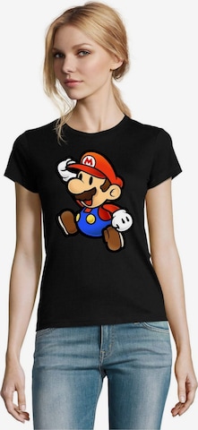 Blondie & Brownie Shirt 'Mario' in Black: front