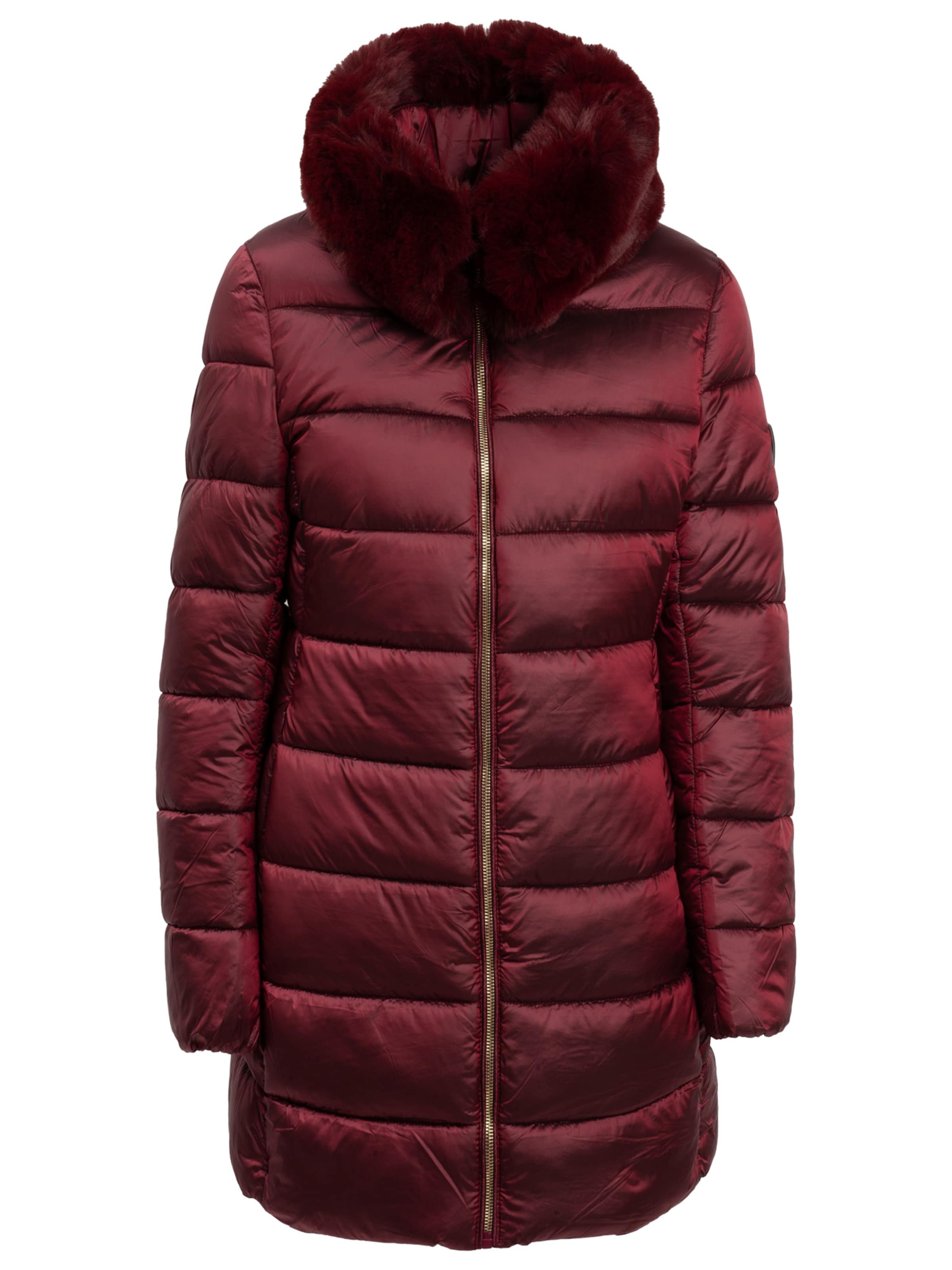 Influencer Χειμερινό μπουφάν σε κόκκινο: μπροστά