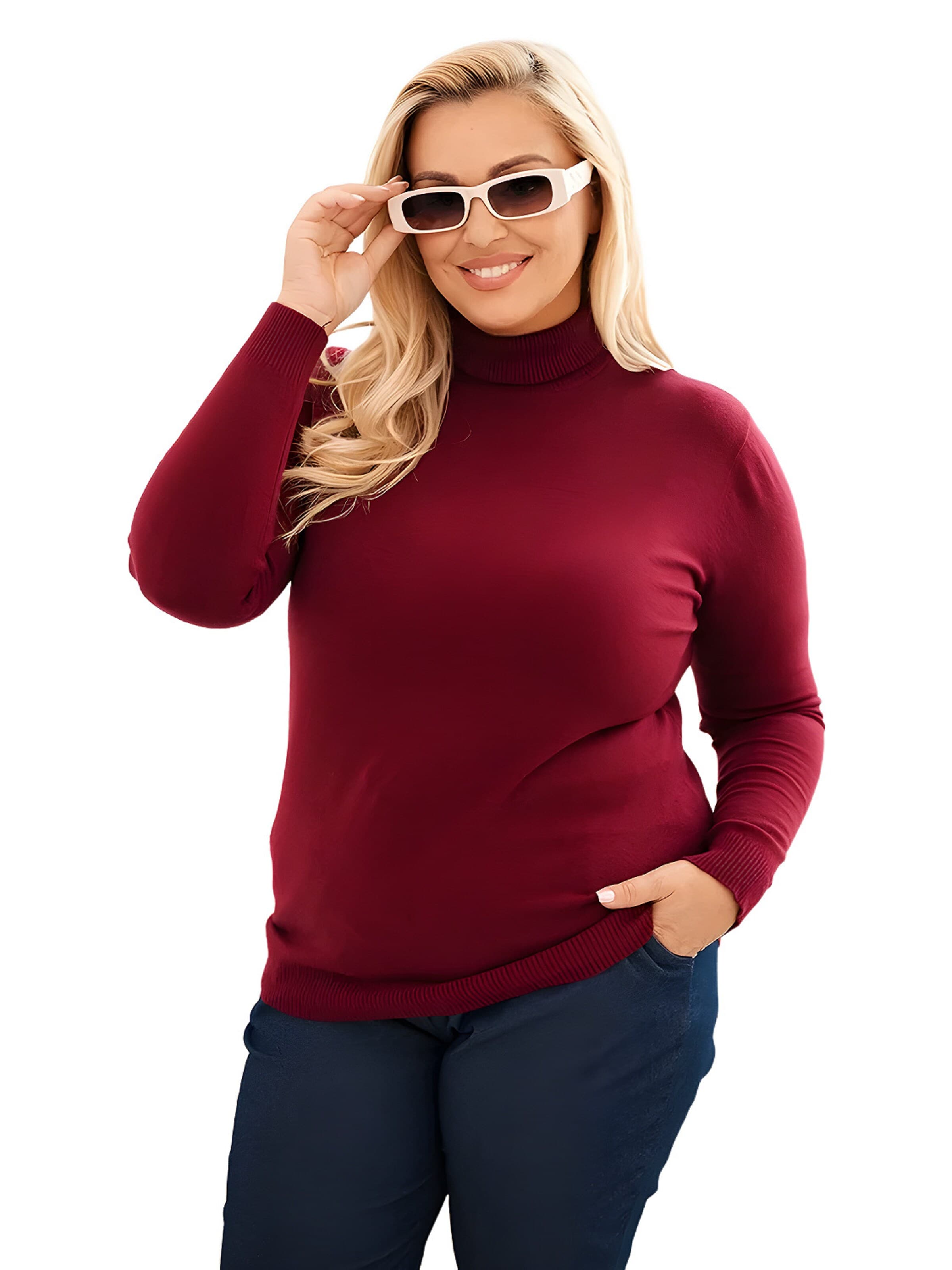 Lumera Pullover 'Velo'‌ in Rot: Vorderseite