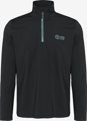 CHIEMSEE Fleece Jacket ' mit großem PlusMinus Print ' in Black: front