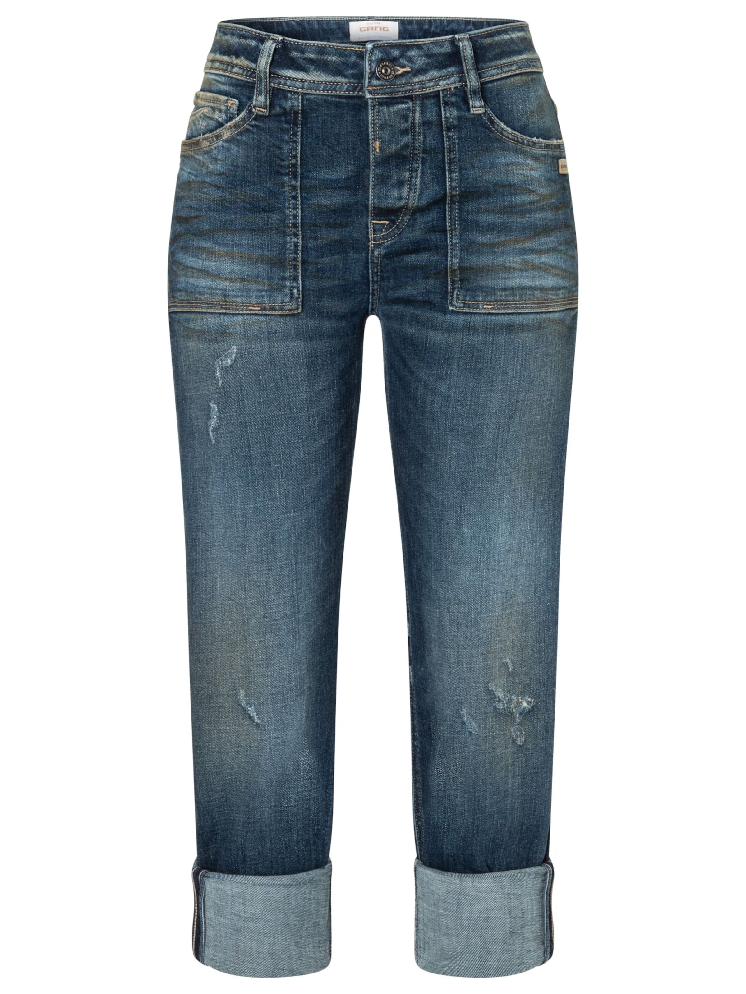 Effilé Jean '94NICA WORKER' Gang en bleu : devant