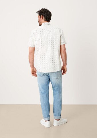 s.Oliver Regular Button Up Shirt in White