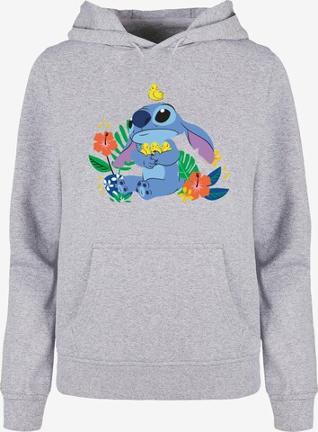 ABSOLUTE CULT Sweatshirt 'Lilo and Stitch - Birds' in Grijs: voorkant