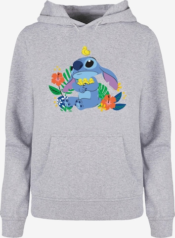 ABSOLUTE CULT Sweatshirt 'Lilo and Stitch - Birds' in Grau: predná strana