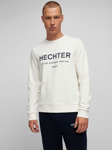 Sweat-shirt HECHTER PARIS en blanc : devant